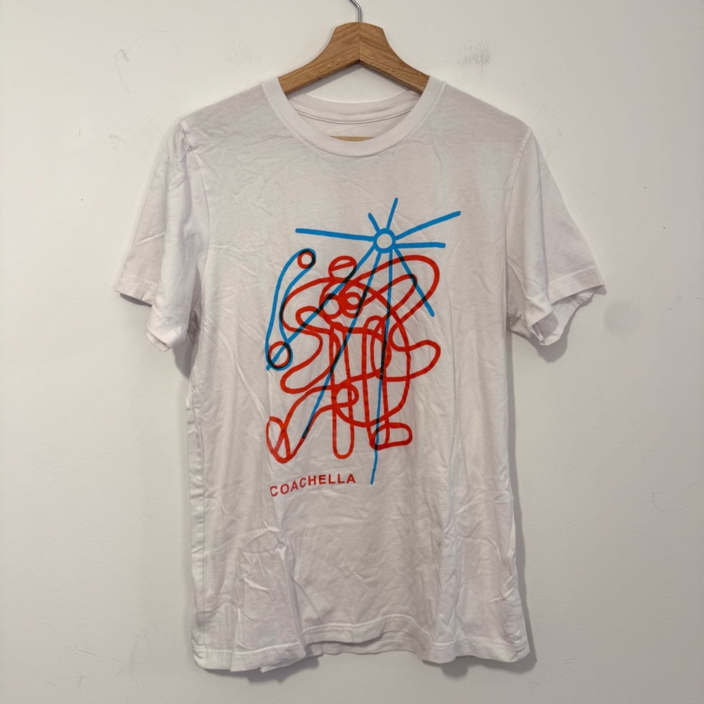 Coachella 2022 Music Festival Artist Lineup Abstract Drawing Graphic Tee